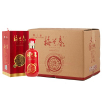 梅兰春 42度开疆拓域 芝麻香型 白酒 500ml 6瓶整箱装 中华老字号 京剧大师梅兰芳故乡美酒[新旧包装随机发]