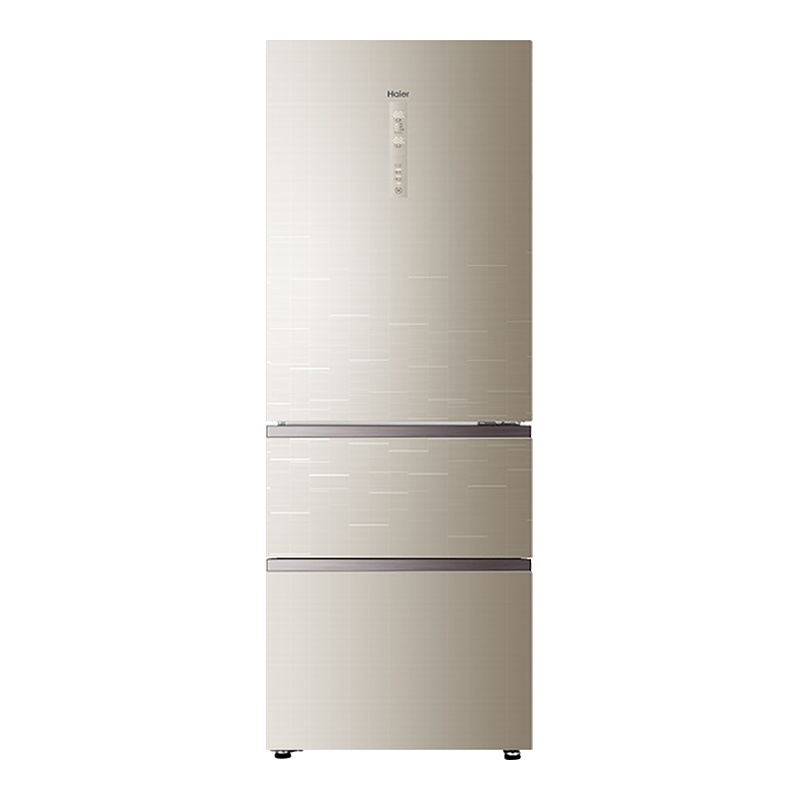 海尔(Haier)325升三门家用风冷无霜 变频静音电冰箱BCD-325WDGB一级能效 干湿分储