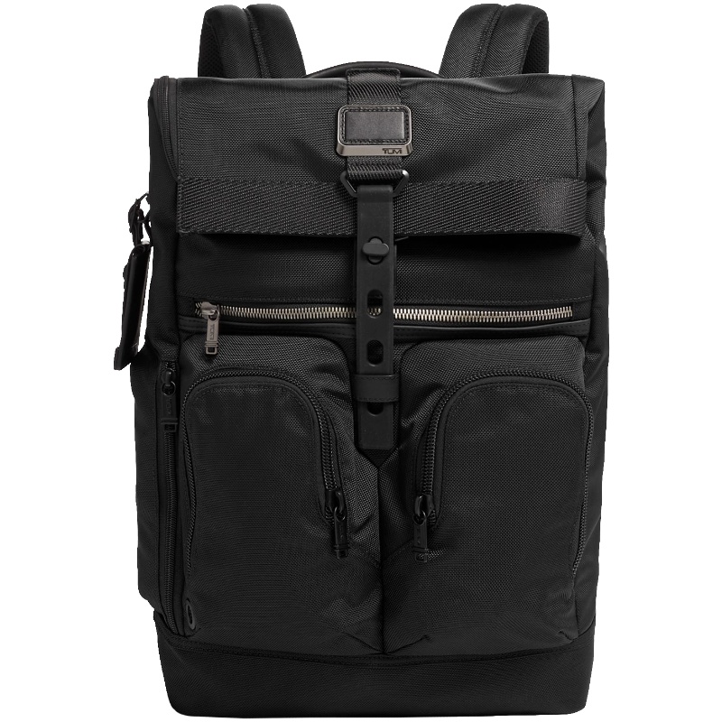 TUMI途明 ALPHA BRAVO系列 男士双肩包时尚简约背包 风格百搭多功能手提包 0232659D-黑色