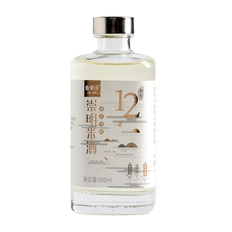 青草沙米酒 崇明特产糯米酒12度500ml发酵型低度女士甜酒