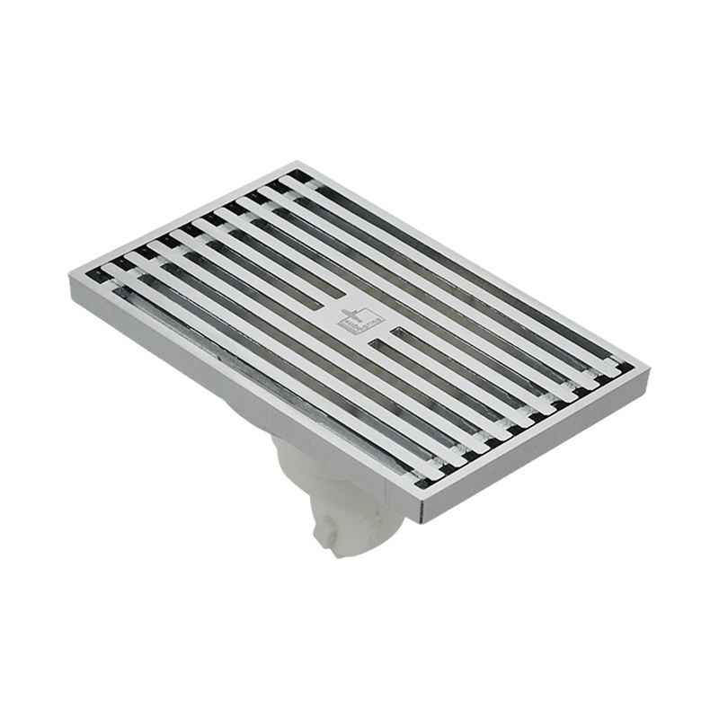 潜水艇(submarine)地漏全铜防臭式地漏无三通格栅面板防堵内芯沐浴房加长地漏15厘米长排水快TKC50-10