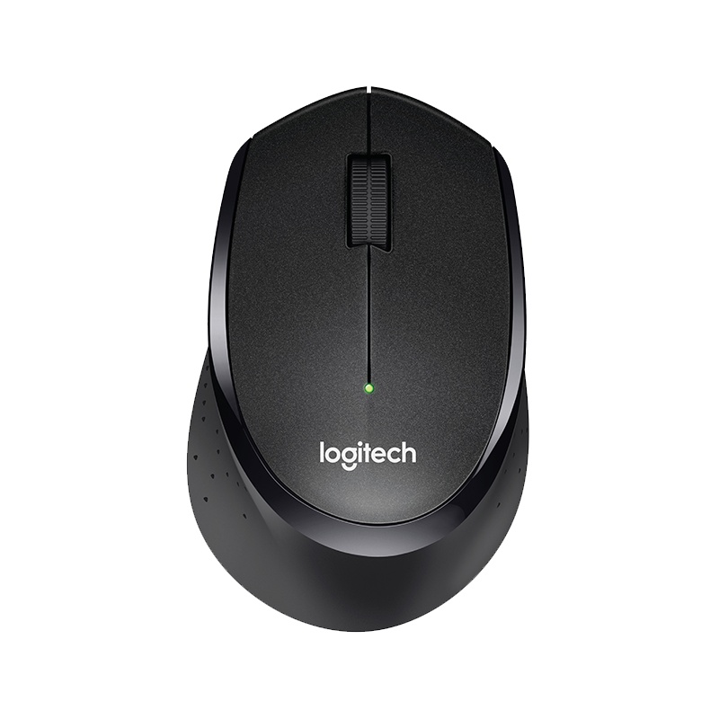 罗技(Logitech) M330无线鼠标 黑色+桌垫
