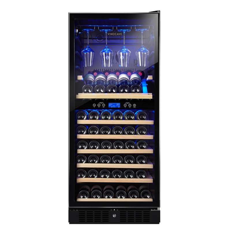 维诺卡夫(Vinocave) CWC-350BJP双温区红酒柜压缩机风冷智能恒温家用 80支