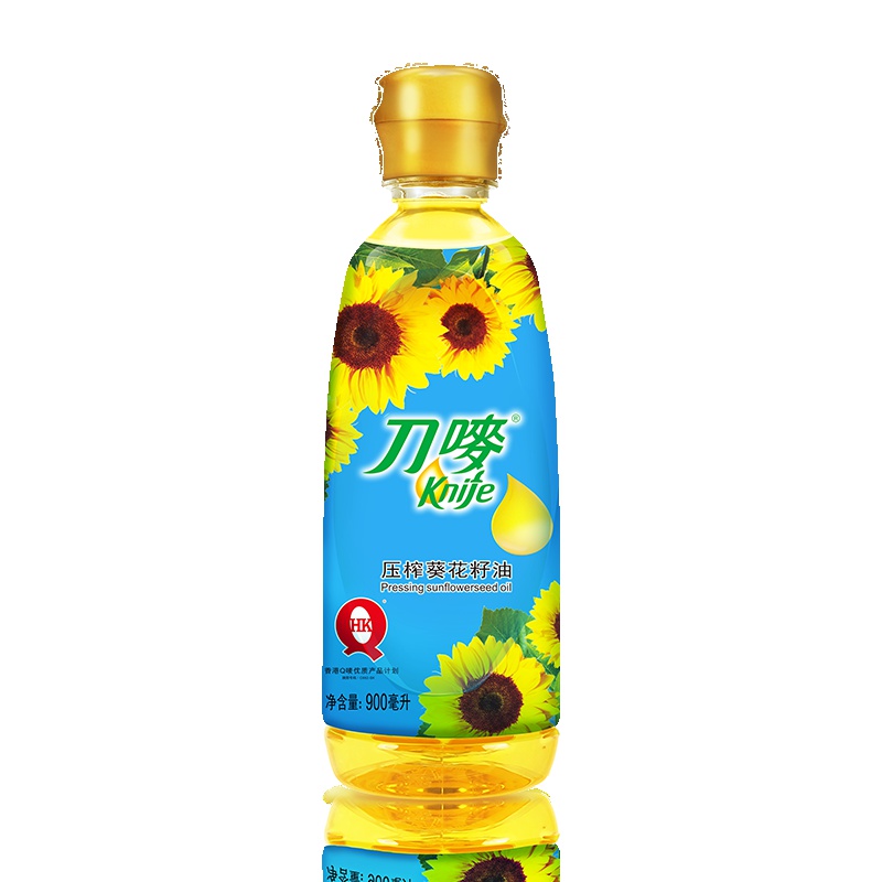 刀唛 食用油 压榨一级 葵花籽油900ml 香港品质