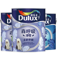 多乐士(Dulux)森呼吸淳零无添加硅藻抗甲醛5合1内墙乳胶漆 油漆涂料 墙面漆A8211+A931套装15L白色
