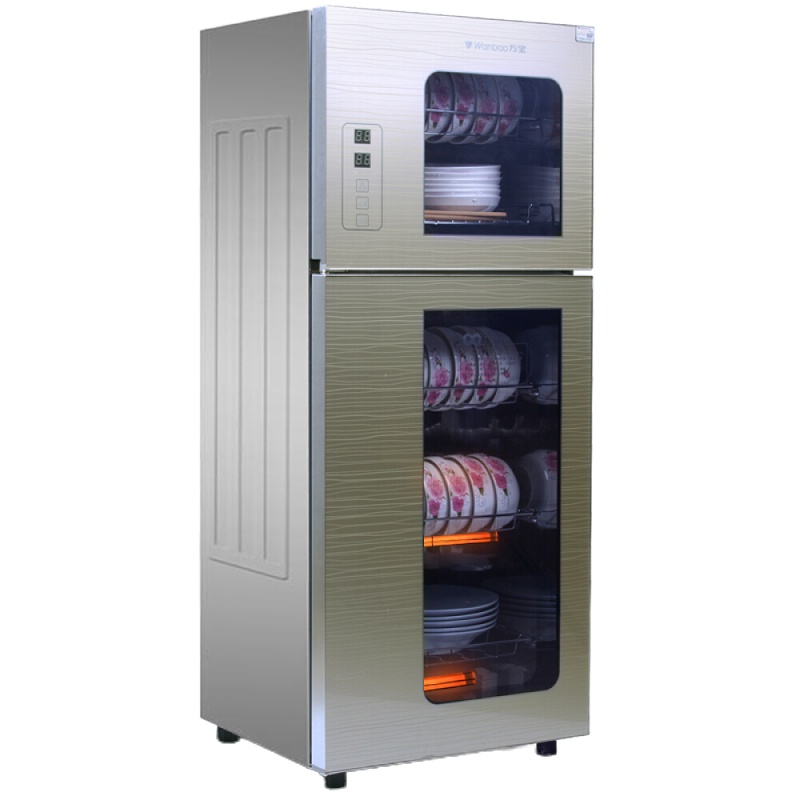 企购优品万宝消毒柜立式双门迷你智能碗柜变频光波大容量酒店餐饮食堂饭店 168升电脑版触摸二星级