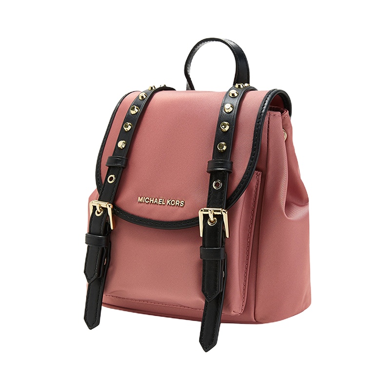 Michael Kors/迈克·科尔斯女士LEILA系列尼龙小号双肩包30S9LI1B0C豆沙粉622