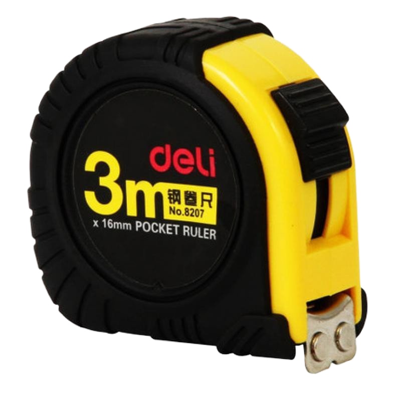 得力文具 deli 8207 钢卷尺 3M 强力磁铁