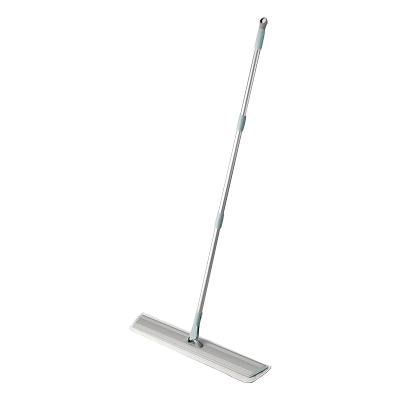 开普特 大号高效灵巧平板拖把 家用办公室木地板墩布伸缩杆式托把清洁工具神器吸推除尘 1183