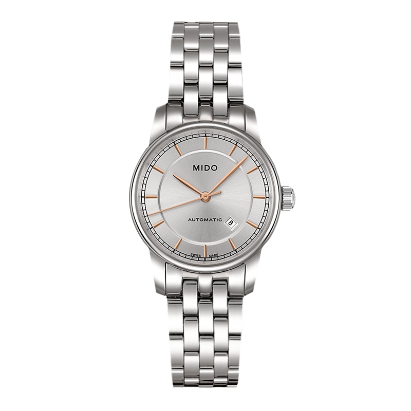 MIDO美度贝伦赛丽II系列钢带自动机械女表M7600.4.10.1