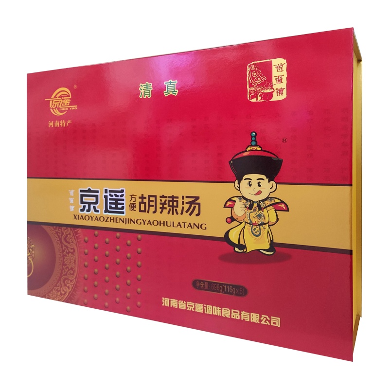 京遥胡辣汤料牛肉礼盒116g*6罐 河南特产逍遥镇胡辣汤
