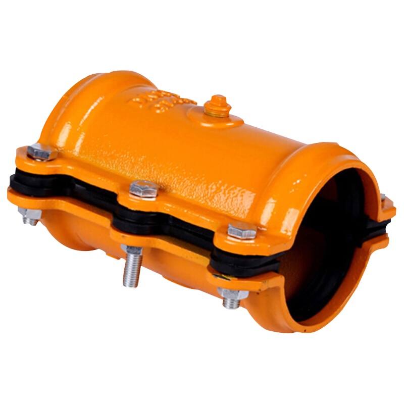 海斯迪克 gnjz-2036 耐腐蚀耐高温直管哈夫节抢修接堵漏器 球墨铸铁管道抢修器 DN100×175mm