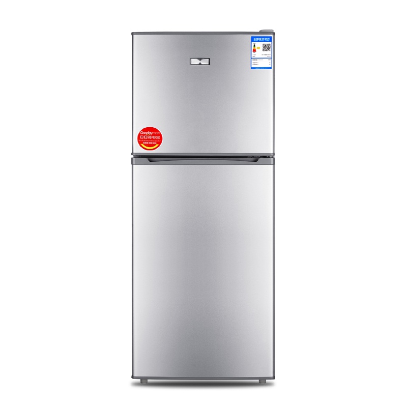 夏新(AMOI) BCD-116A156闪亮银 116L 双门冰箱静音节能家用实小型两门电冰箱