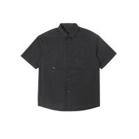 A21夏季2021新款男装 宽松翻领落肩短袖衬衣男士上衣衬衫工装风潮