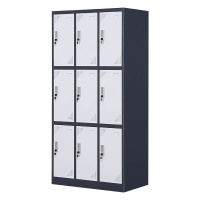 创世人 加厚套色更衣柜 宿舍铁皮更衣柜 学生宿舍更衣柜 带锁储物柜碗柜鞋柜 其他金属办公更衣柜多功能