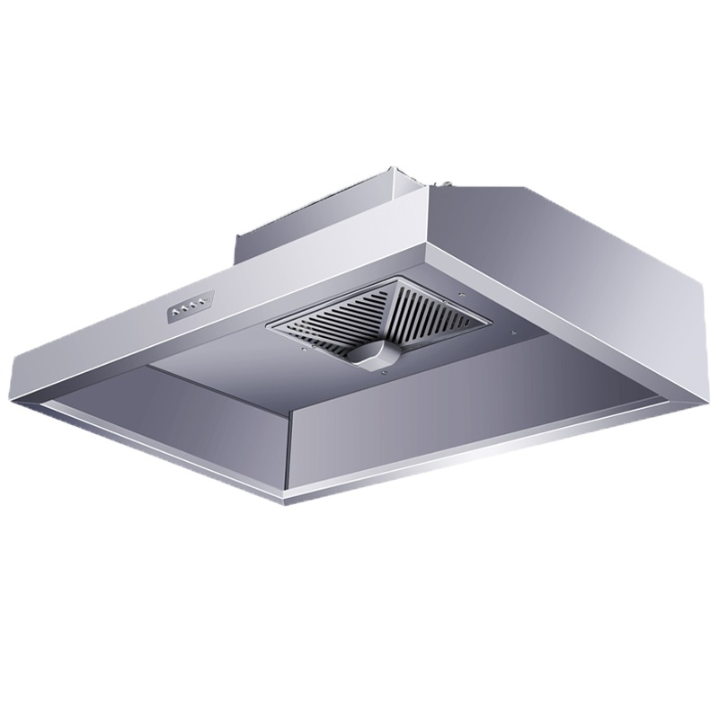 定制商用油烟机黄金蛋不锈钢排烟罩油烟罩厨房饭店简易烟罩商用强力抽油烟机_100x80x45cm单风机600瓦