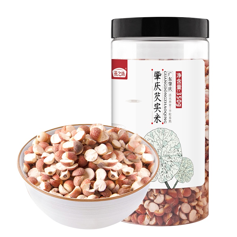 燕之坊广东肇庆芡实米新鲜剁开切片芡实米鸡头米干货煲汤材料350g