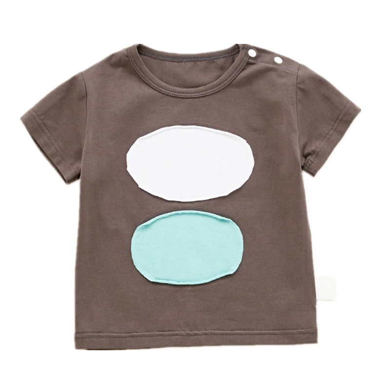 优简2020夏季新款婴儿衣服宝宝短袖圆领套头上衣儿童家居服上装