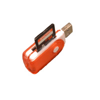 桑格多功能读卡器 四合一 TF SD MS M2读卡器