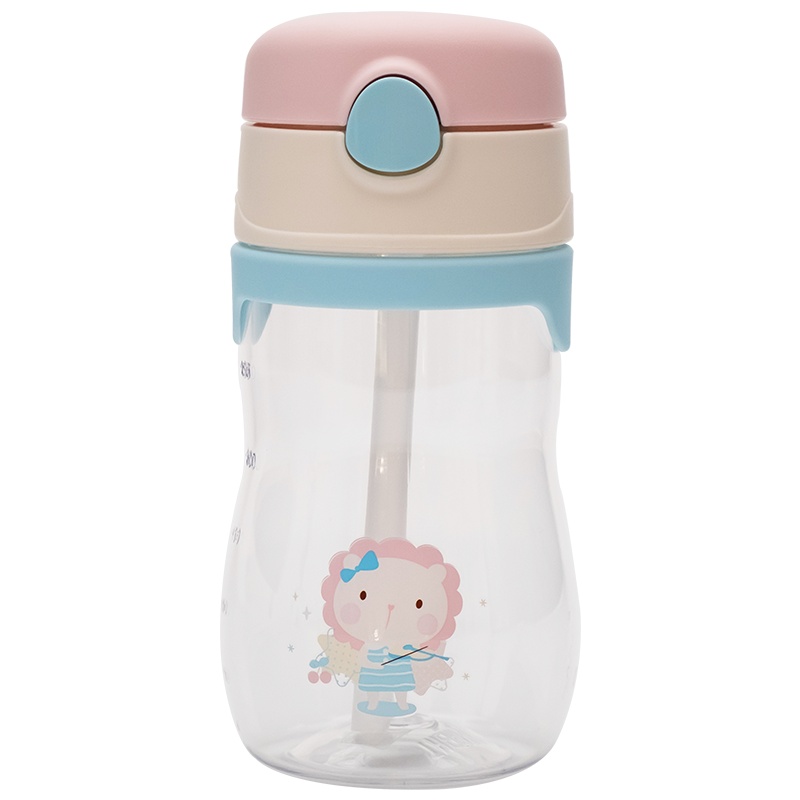 膳魔师(THERMOS)吸管杯儿童夏季宝宝学饮杯婴儿水杯塑料杯 BP5353