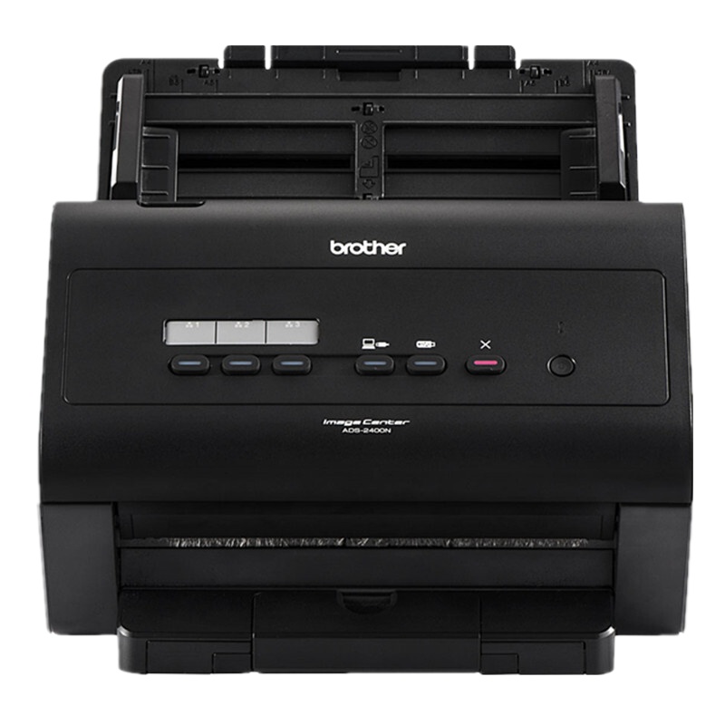 兄弟(brother)馈纸式扫描仪 ADS-2400N 黑色(A4/600dpi/网络)