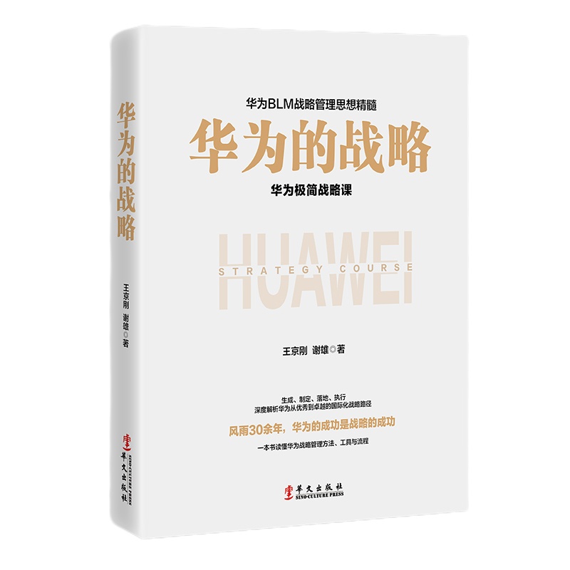 华为的战略 王京刚,谢雄 著 经管、励志 文轩网