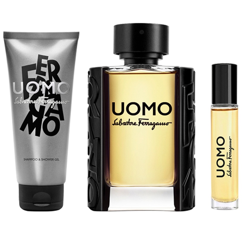 菲拉格慕(Ferragamo)峰范男士淡香水臻享礼盒100ml+100ml+10ml