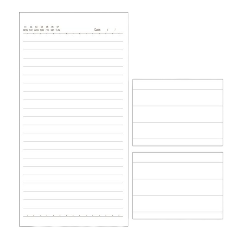 网格笔记本加厚400页高效皮面防水80g道林纸