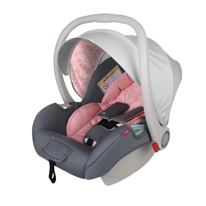 路途乐 婴儿提篮式儿童宝宝安全座椅汽车用新生儿车载摇篮便携睡篮 麒麟图案