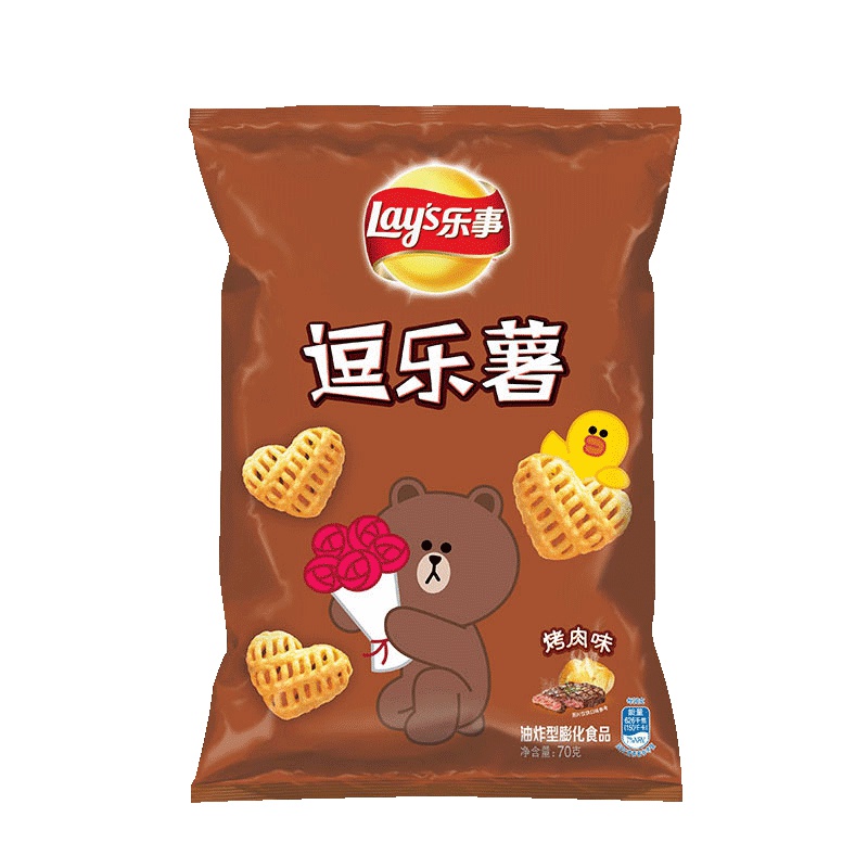 乐事 逗乐薯 烤肉味 70g