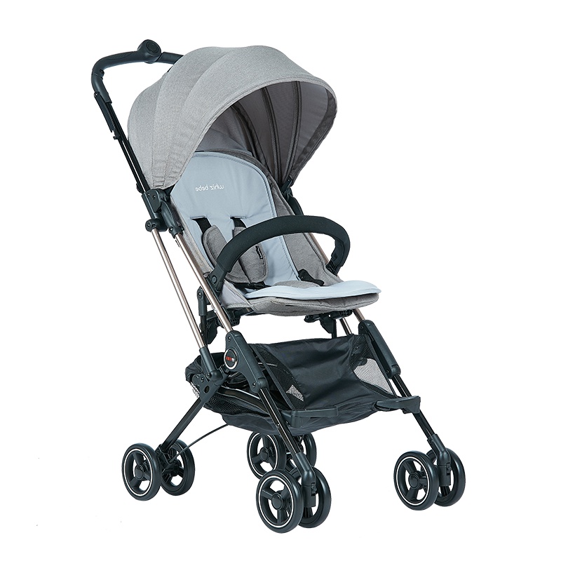 荟智(Huizhi)婴儿推车轻便折叠避震重量轻体积小单手一步折叠铝合金可登机承重15KG9-36月胶囊车HD688