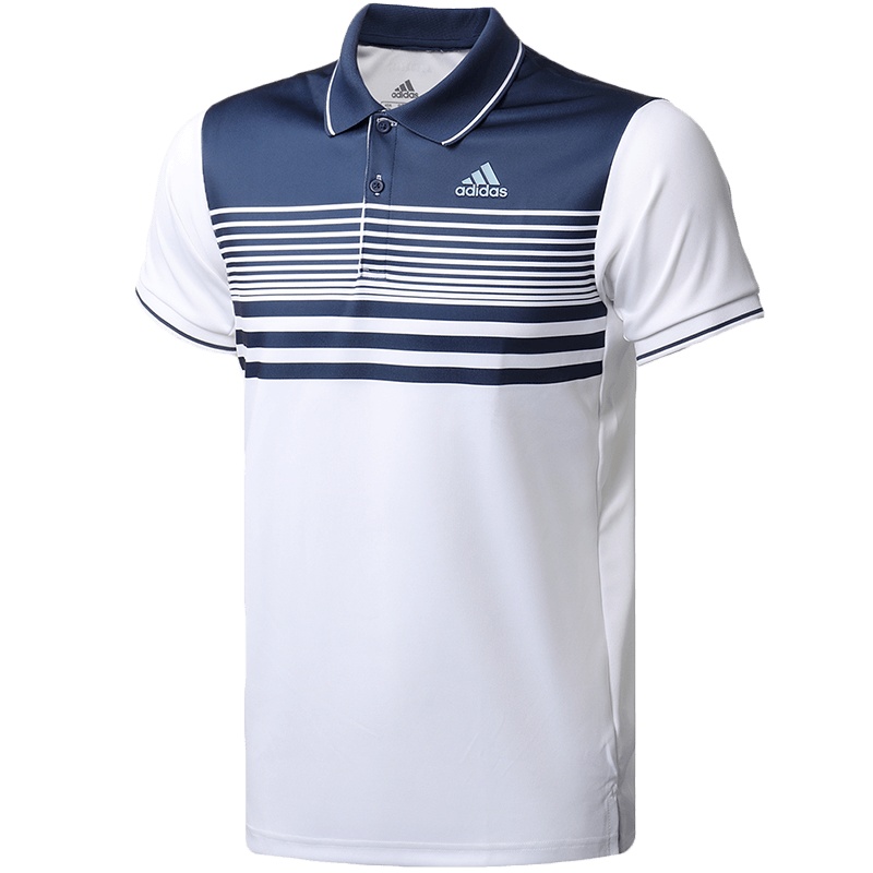 阿迪达斯男服短袖POLO衫时尚翻领休闲运动服FN1452