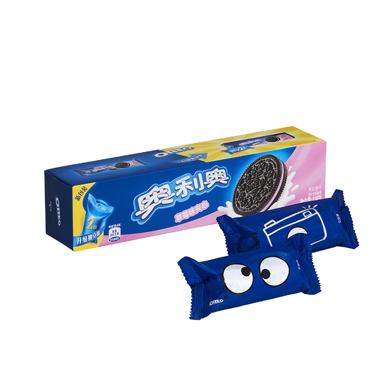 奥利奥(Oreo) 原味巧克力草莓三种口味组合夹心饼干 116g*3盒