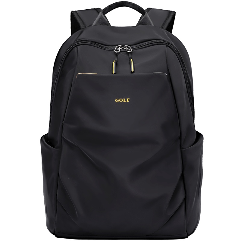 高尔夫(GOLF)韩版双肩包男士14寸电脑包商务防泼水锦纶背包大容量学生书包商务休闲出差旅行包2020新品