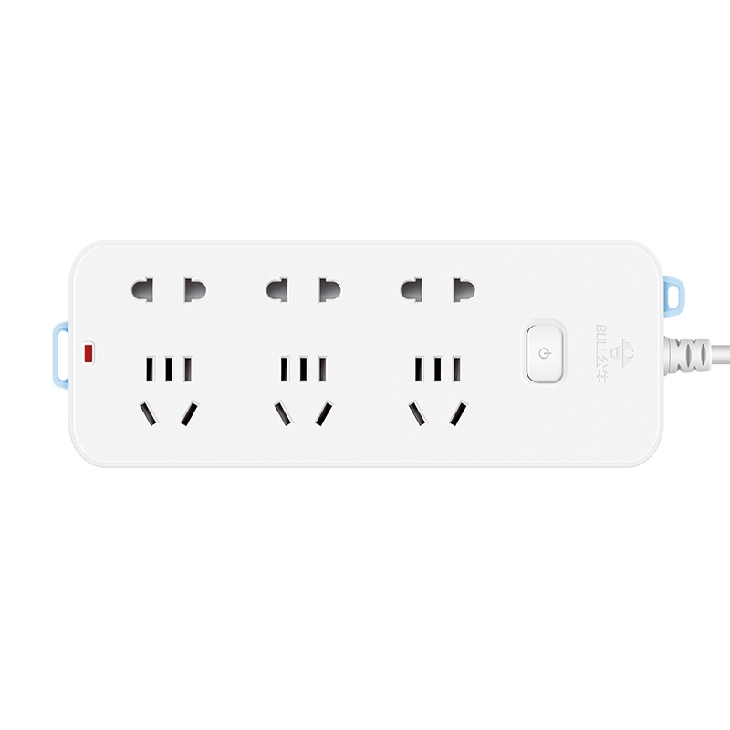 公牛（BULL） 插座/B6系列 带儿童保护门新国标插座/排插/插排 GN-B6330 总控开关全长3米六位