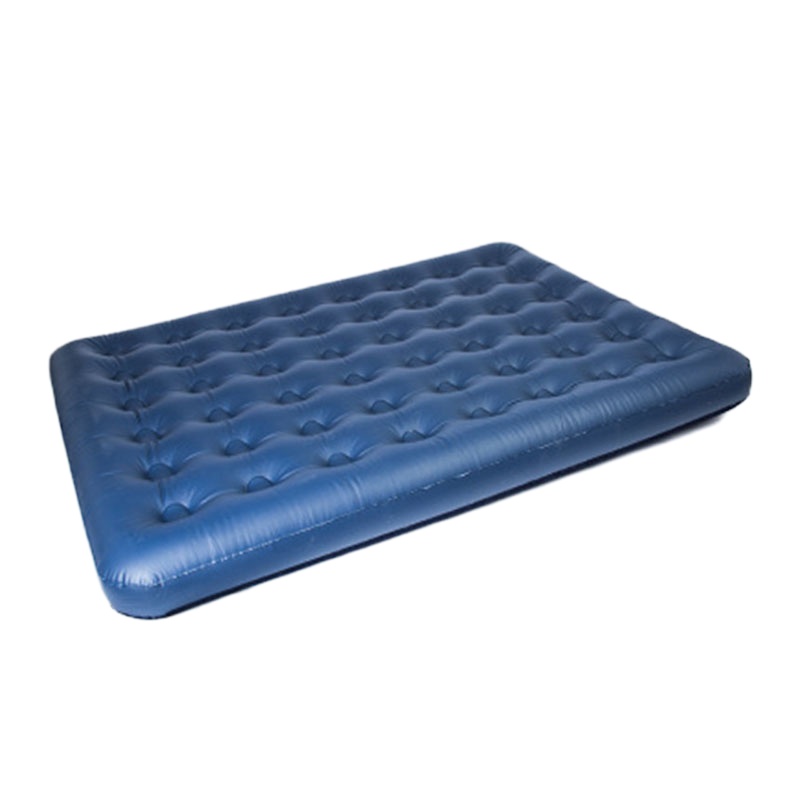 户外野营便携充气植绒pvc气垫床 HQ 气垫+蓄电池充气泵185*76*22cm