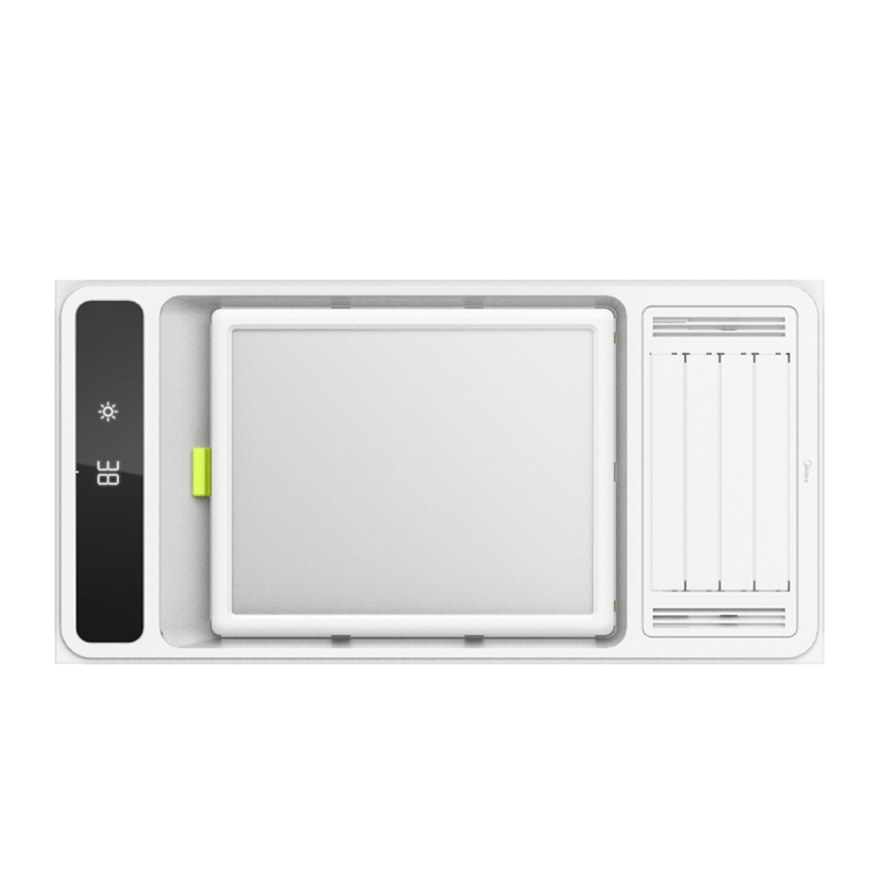 美的八合一超薄智能高端风暖型浴霸灯大白D5集成吊顶卫生间暖风机浴室家用智能照明排气取暖照明模块浴霸