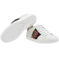 [海外直邮]GUCCI古驰女鞋Ace系列白色红唇刺绣小白鞋运动鞋休闲鞋431919 A38I0 9068