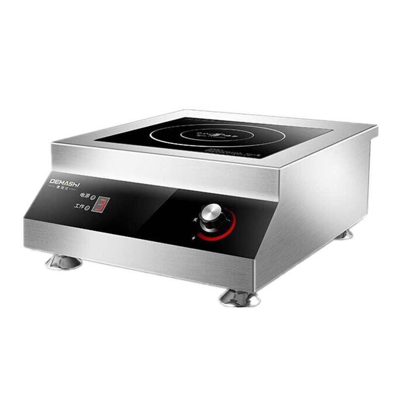 德玛仕（DEMASHI） 大功率电磁炉商用 5000W 商业电磁灶电炉灶爆炒炉 自营 加厚不锈钢 IH-TT-5000N