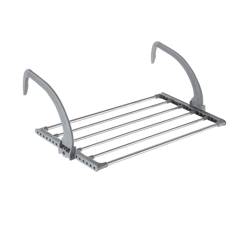 四季沐歌(MICOE)阳台不锈钢晾晒架 可折叠浴室毛巾挂晒架晒鞋神器 M-YT1001-X阳台置物架小号