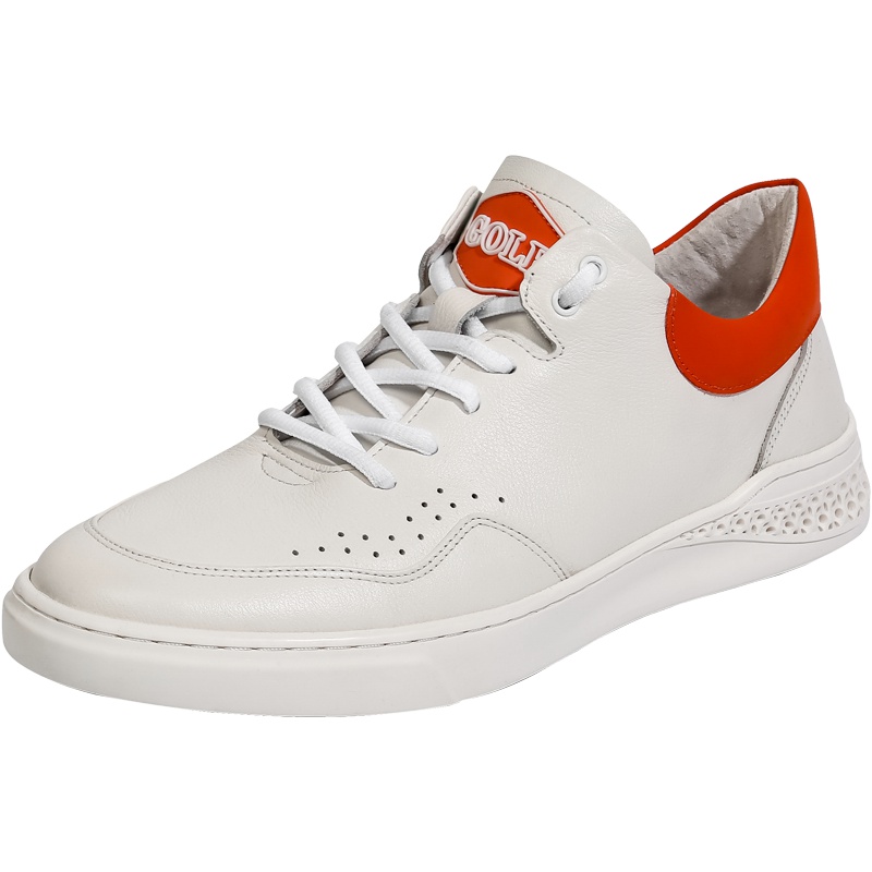 GOLF男鞋春季2019新款休闲鞋轻便透气男士板鞋真皮鞋子男潮鞋