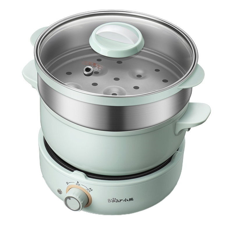 小熊(Bear)电火锅DHG-B25Z1 不锈钢蒸笼版