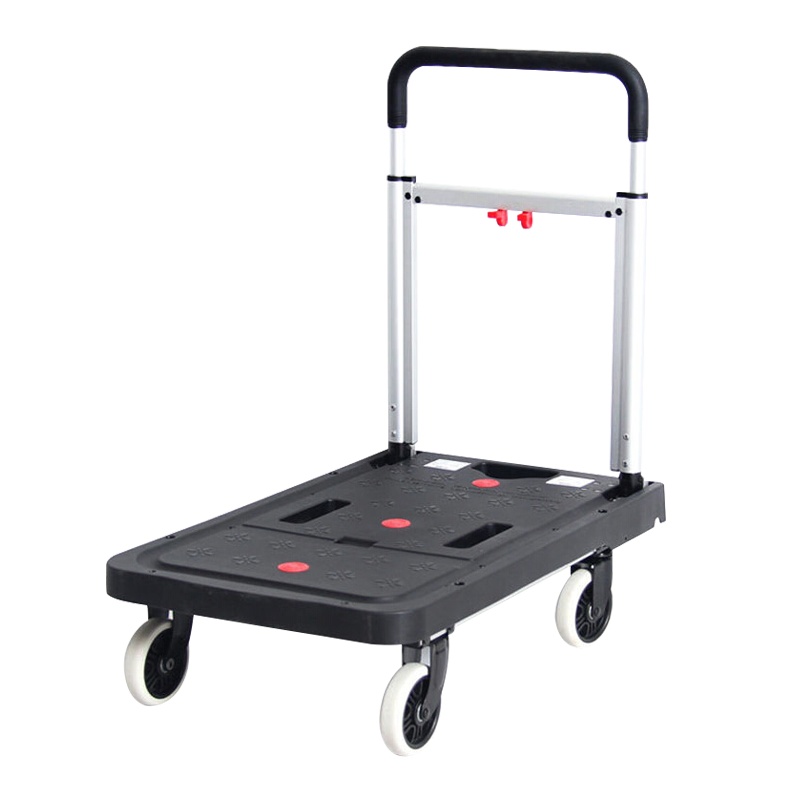 新越昌晖折叠平板车小推车手推车拉货车小拖车铝合金拉杆车手拉车37×62cm承重约180斤 FW-99FS-3