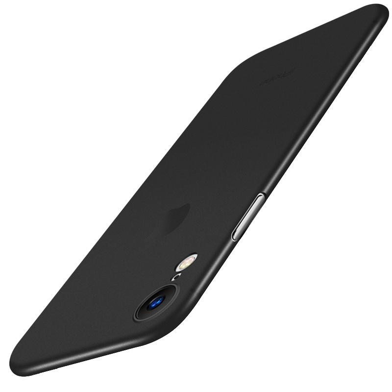 苹果xr手机壳超薄送钢化膜iphone XS MAX保护套xr全包磨砂防摔i男女款韩软手机套iphonex潮xr黑其慕岚