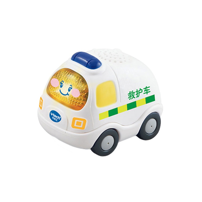 [苏宁自营]伟易达(Vtech) 神奇轨道车系列 模拟场景拼接轨道一代小车儿童益智玩具 救护车80-119718