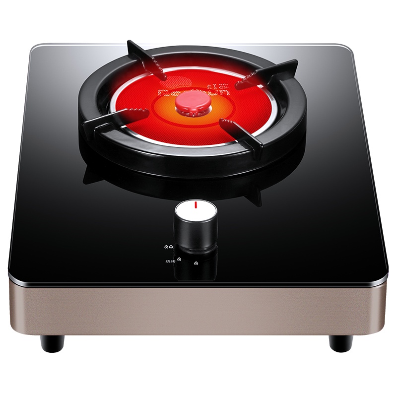 红日(RedSun)ED009B燃气灶 家用红外线灶单灶 固定定时防干 语音提醒 一级能效省气 (液化气)