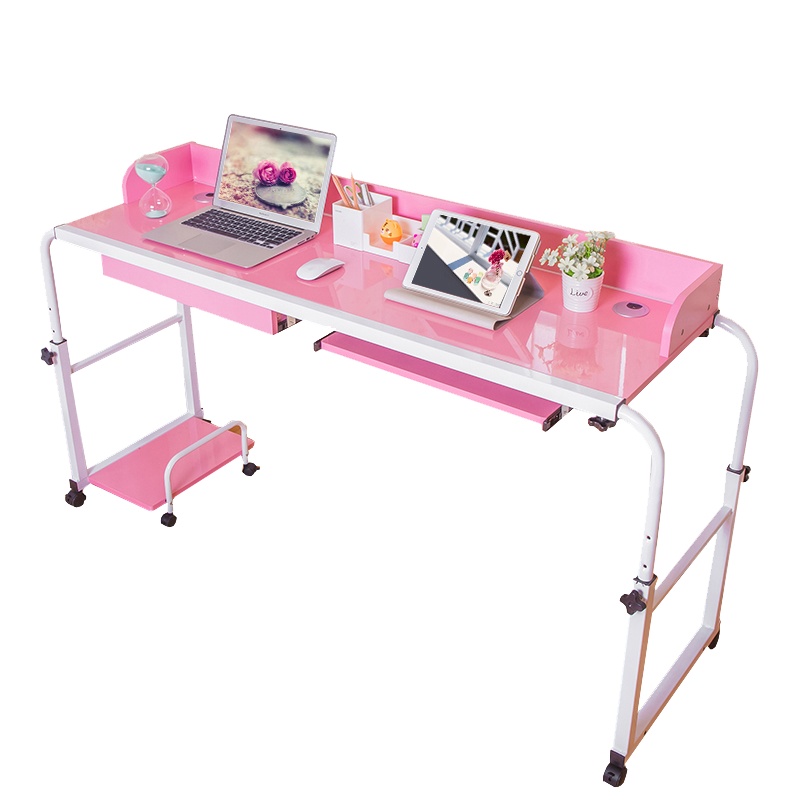 床上笔记本电脑桌台式家用升降电脑桌床上懒人书桌可移动跨床桌