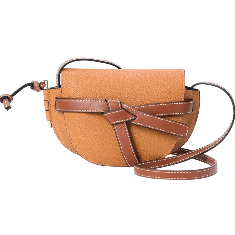 预售 罗意威LOEWE Gate 蝴蝶结马鞍包 迷你321.12.U62 女士斜挎包