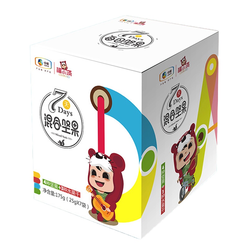 中粮福小满 混合坚果礼盒(7日装)
