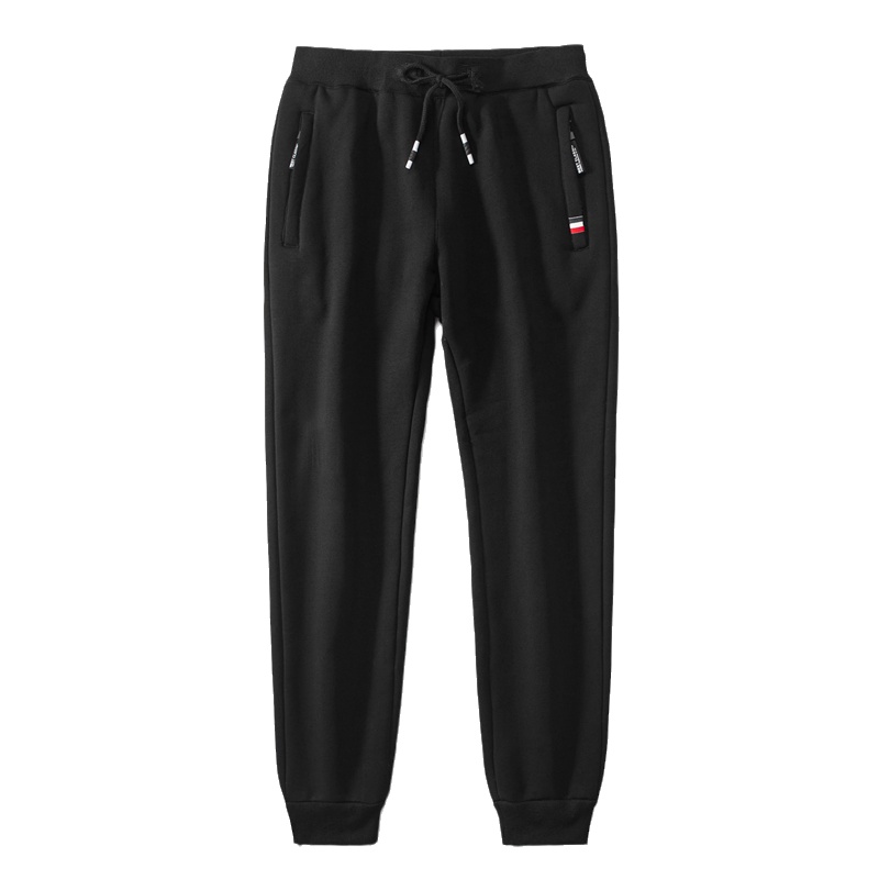 LEEVIRHINO2021年秋季新款松紧腰哈伦束脚休闲裤男士中青年宽松哈伦裤全棉弹力男士休闲裤时尚运动裤男装潮流长裤